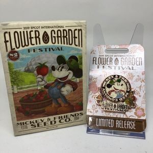 2019 Flower & Garden Mickey Mouse MagicBand & Pin